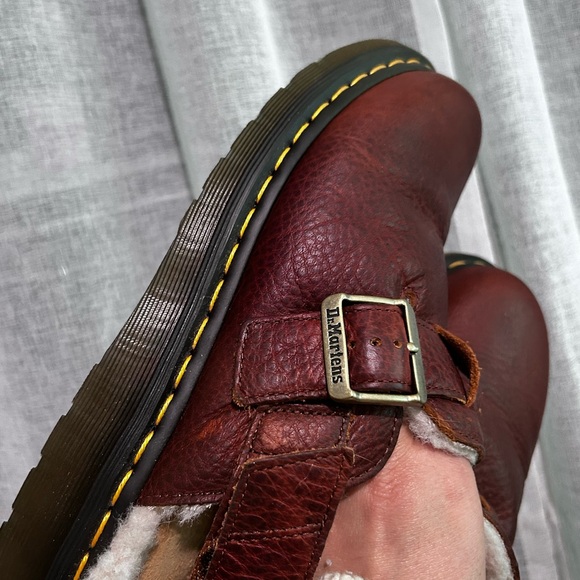 Dr. Martens Jorge II FL White Fur Lined Clogs - Picture 5 of 9